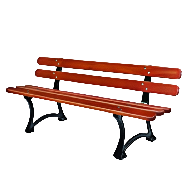Wooden bench
