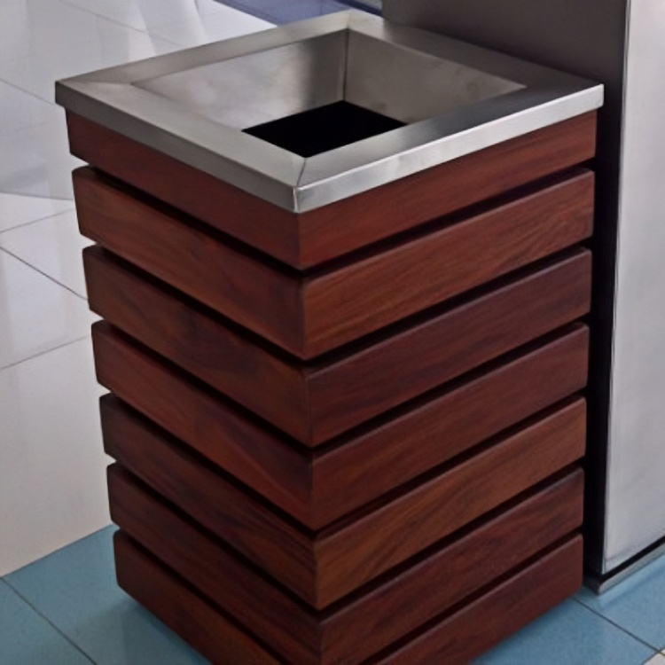 Steel Square  dustbin 